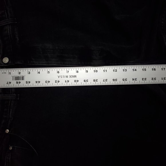 Polo Ralph Lauren Size 60 (Meas 57x30 17.5" High Rise) Faded Black Jeans A17 - Picture 11 of 11